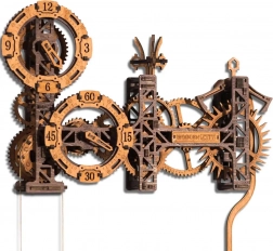 Drvene 3D puzzle Steampunk Gearworks zidni sat 304 dijelova
