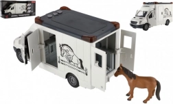 Prijevoznik životinja s konjem i efektima na zamašnjak