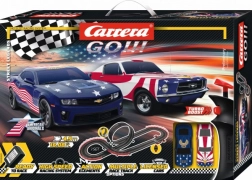 Autotrkaća staza Carrera GO Street Legends 1:43 s loopingom i američkim muscle automobilima