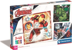 set slagalice 3×48 dijelova MARVEL AVENGERS CLEMENTONI