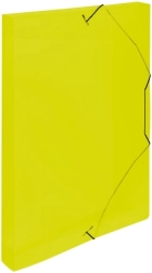 Kutija s gumicom za dokumente A4 žuta