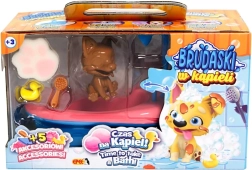 Interaktivni set za kupanje s psićem corgijem – bijeli i žuti