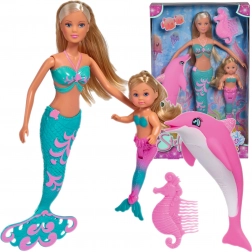 Steffi Love Mermaid Friends – set lutaka morskih vila Steffi i Evi s dupinom i češljićem