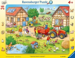 Dječje puzzle u okviru 24 dijela Moja mala farma Ravensburger