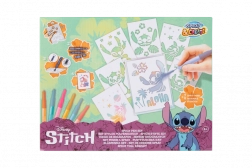 Veliki kreativni set za crtanje s puhalicama flomastera Stitch