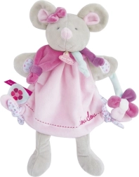 Doudou plišana lutka za ruku miš 28 cm
