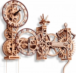 WOODEN CITY 3D puzzle Steampunk zidni sat 269 dijelova