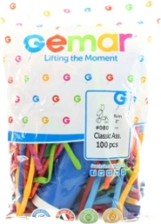 Modelirajući baloni Gemar s pumpicom - 100 kom