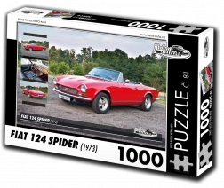 Puzzle Retro-automobili Fiat 124 Spider (1973) – 1000 dijelova