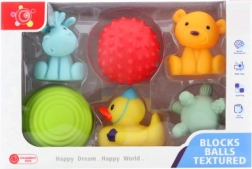 Set gumenih igračaka za vodu za bebe – 6 kom