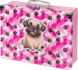 Baagl sklopivi školski kovčeg Tlapke s okovom