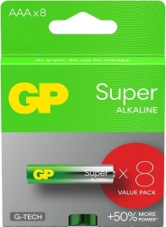 Alkalne baterije AAA GP Super 8 kom