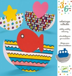 Djeco 3D ljuljačke bojanke za djecu