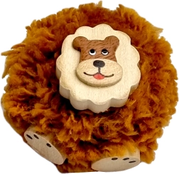 2KIDS TOYS drvena magnetić s pomponom – lav