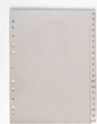 Razdjelnik A4 A-Z Sivi