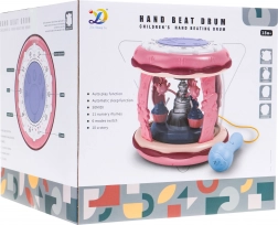 Interaktivni bubanj s mikrofonom – multifunkcionalna kocka sa zvukovima, svjetlima i vrtuljkom (18+ mj.)