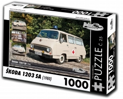 Puzzle Retro-Auta Škoda 1203 SA 1000 dijelova