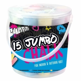 Jumbo krede u kantici, 15 boja