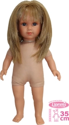 Llorens Elena realistična lutka s mekim platnenim tijelom 35 cm