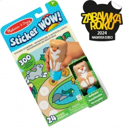 Naljepnica WOW! Zeko s pečatima