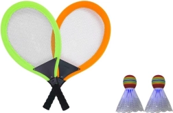 Sporto badminton sa svjetlećom loptičicom
