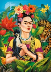 Trefl puzzle Premium Plus – portret Fride Kahlo, 1000 dijelova