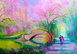 Puzzle Šetnja u parku 1000 dijelova ENJOY