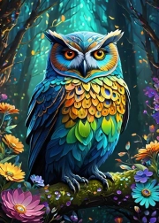 Slagalica Plava sova 500 dijelova