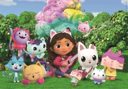 Puzzle Gabinin čarobni kućica: U vrtu MAXI 24 dijelova