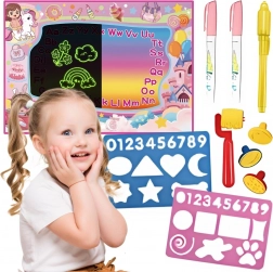 Woopie vodena crtaća podloga 2u1 XXL 100 × 70 cm sa svjetlećim efektom