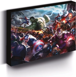 Svjetleća LED slika MARVEL 30 × 40 cm