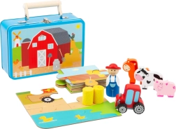 Small Foot Drvene puzzle s figuricama Farma