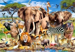 Puzzle životinje iz savane 1500 dijelova CASTORLAND
