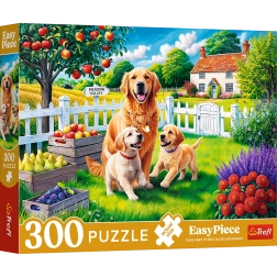 Puzzle - 300 dijelova - Psi na selu Trefl