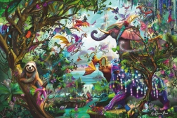 RAVENSBURGER Puzzle Tropski zmajevi 4000 dijelova