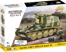 Konstrukcijski set cobi sturmpanzer 38(t) grille ausf. m 1:28, 720 dijelova