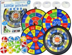 Dječji set pikada s metama 36 cm i lopticama na čičak