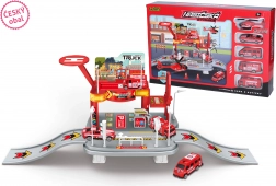 Vatrogasna postaja s autima i helikopterom – češko pakiranje