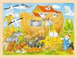Goki drvene puzzle Noina arka 96 dijelova
