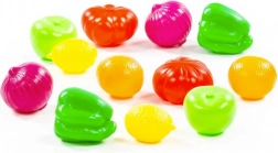 set namirnica iz prirode – voće i povrće 6 cm, 12 kom