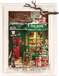 Rolife 3D drvene puzzle Djedov dućan igračaka s LED osvjetljenjem