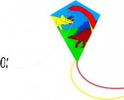 Leteći zmaj s dinosaurima