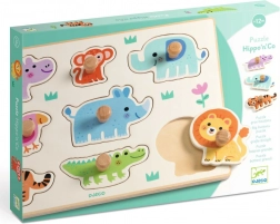 Djeco umetaljka puzzle Životinje iz džungle