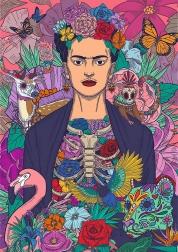 Trefl puzzle Premium Plus Frida Kahlo – Procvala duša, 1000 dijelova
