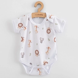 bodi za bebe s kratkim rukavima New Baby For Babies safari