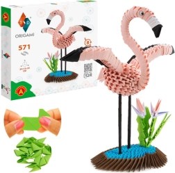 Alexander kreativni set origami 3D flamingo