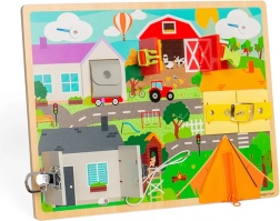 Motorna ploča za svakodnevne vještine BIGJIGS TOYS