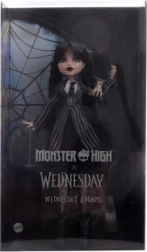 kolekcionarska lutka Wednesday Addams MONSTER HIGH u uniformi Nevermore