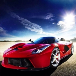 Norimpex dijamantno slikanje Crveni Ferrari 30 × 40 cm