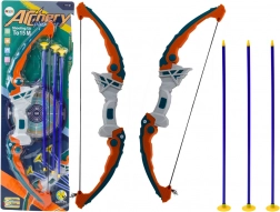 Dječji luk s vakumskim strijelama zeleno‑narančasti, 3 kom